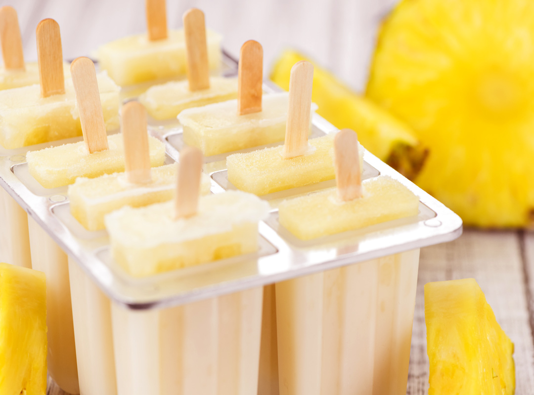 Pineapple-Coconut Ice Pops – for Kids and Adults