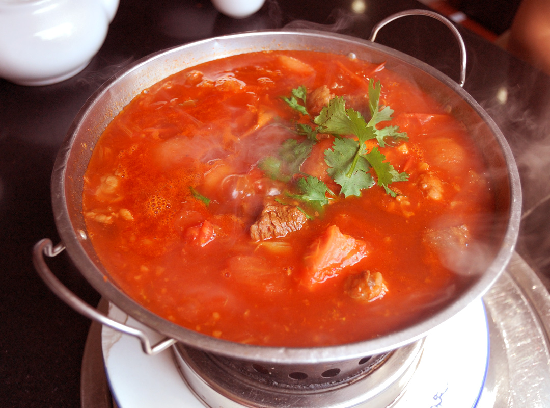 Steak and Red Wine Soup