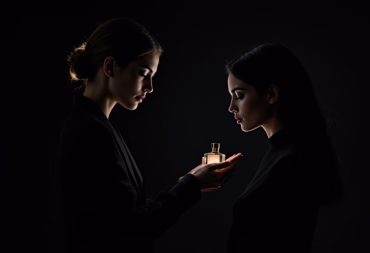 image of an employee assisting a customer in a department store