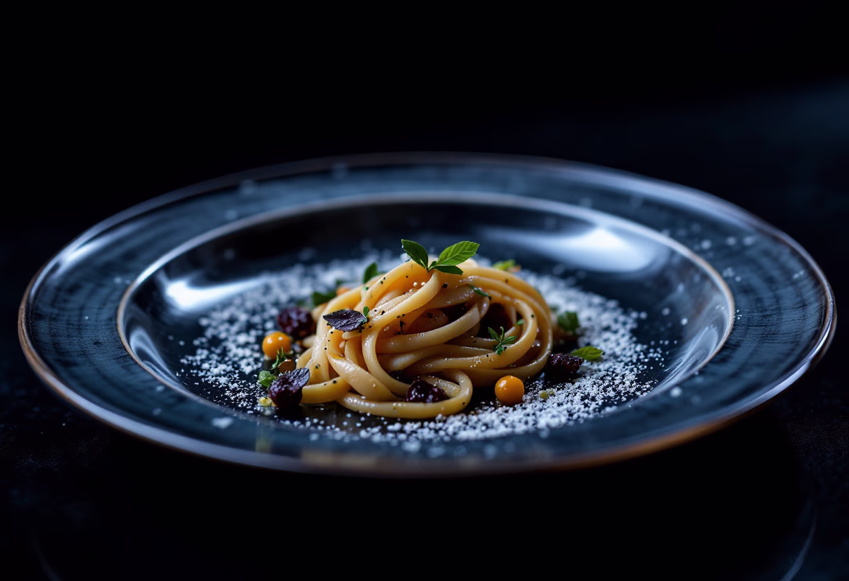 image of signature dish in a fine dining restaurant