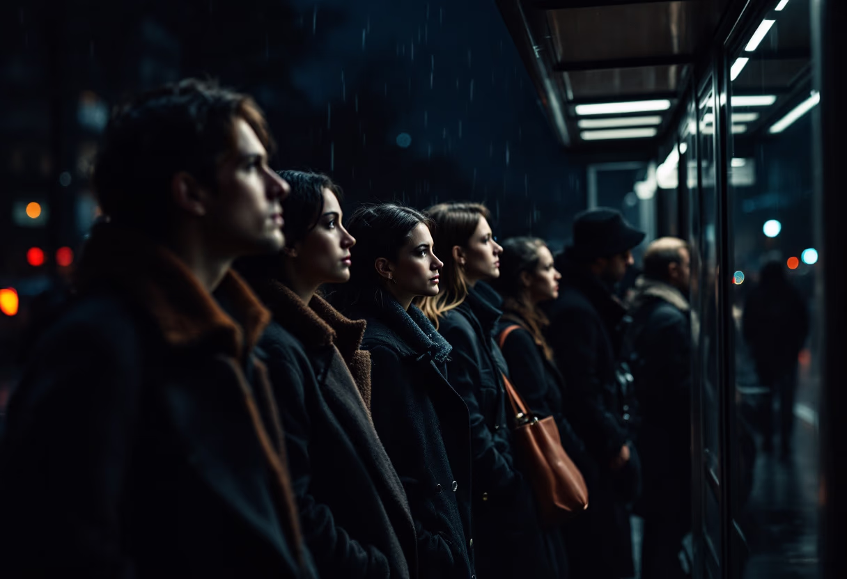 image of busy city street