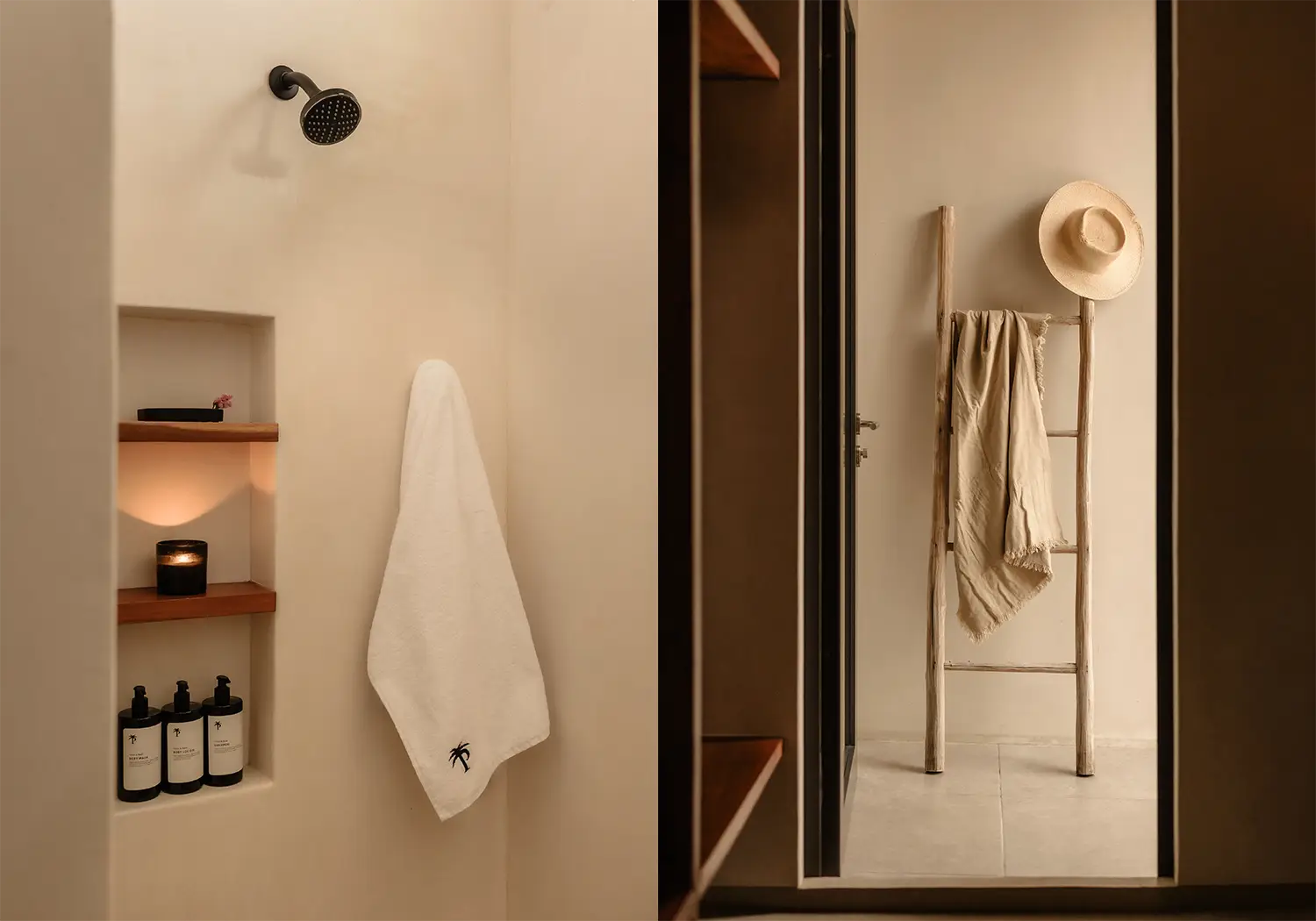Villa Blanca bathroom setup