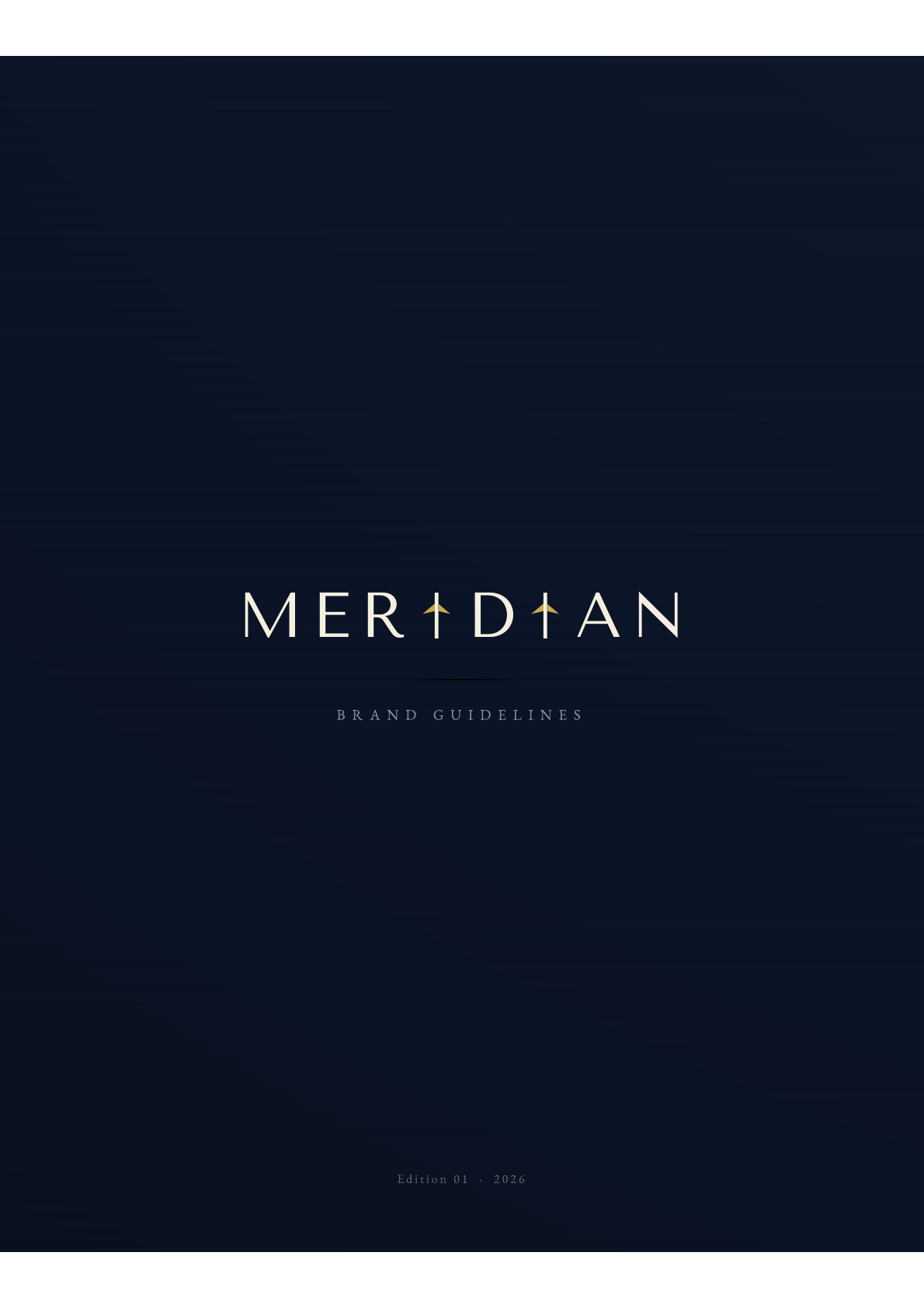 MERIDIAN private aviation brand identity