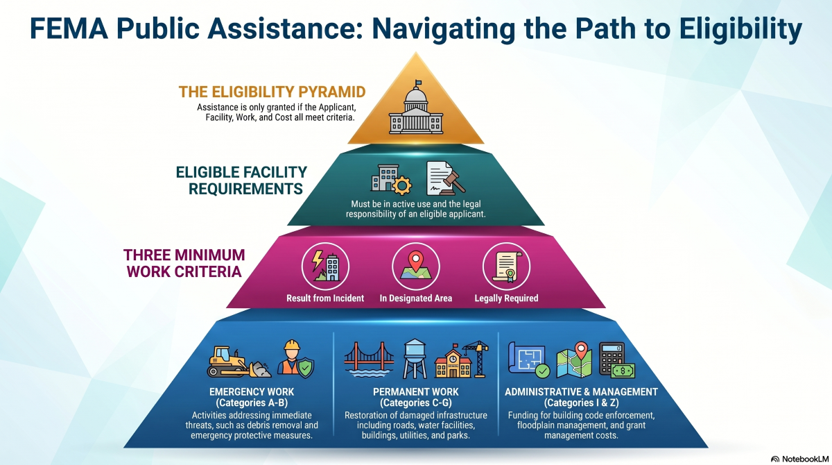 Public Assistance applicant and facility eligibility