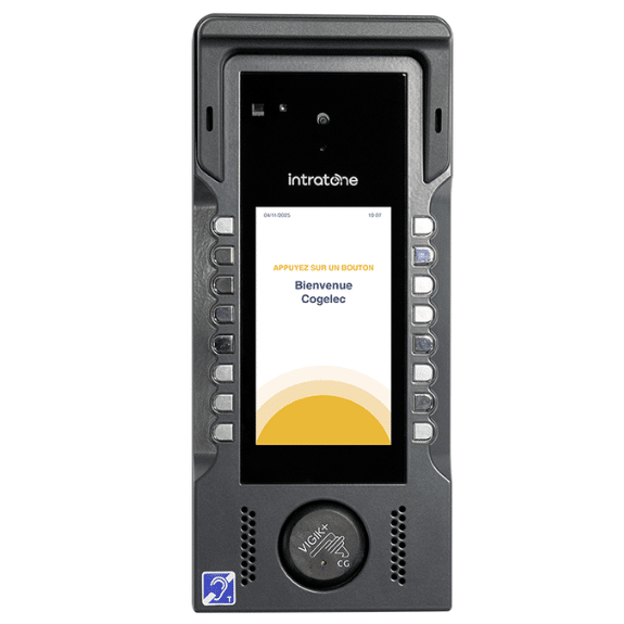 Platine d’interphone vidéo Intratone Icone à boutons pour petit immeuble
