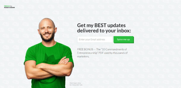 Splash page versus landing page, AppSumo lead-magnet example