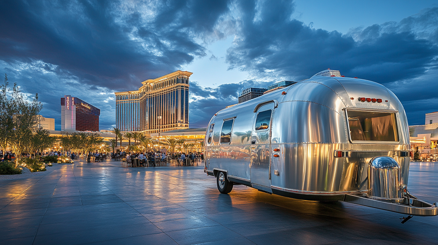[background image] image of bustling food truck scene