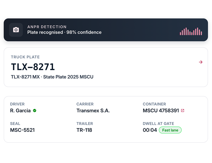 TEUX TOS truck detection