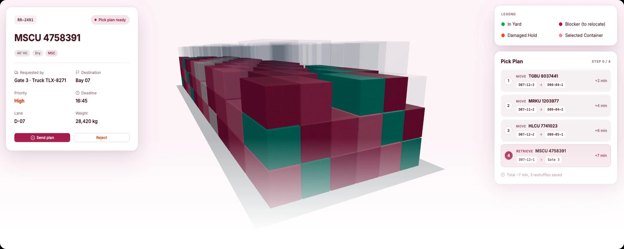 TEUX TOS 3d yard map planning