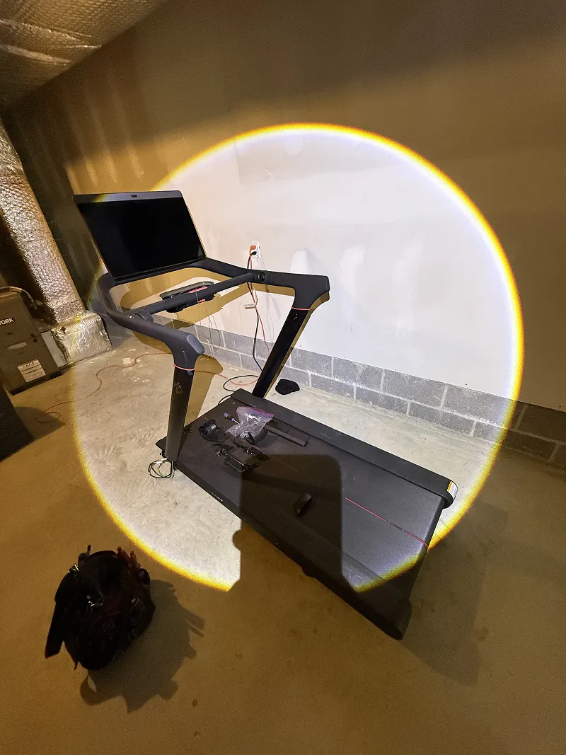 A black treadmill with a touchscreen display  repair