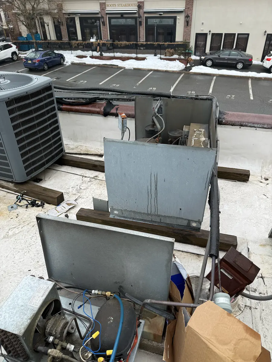 rooftop ac repair process