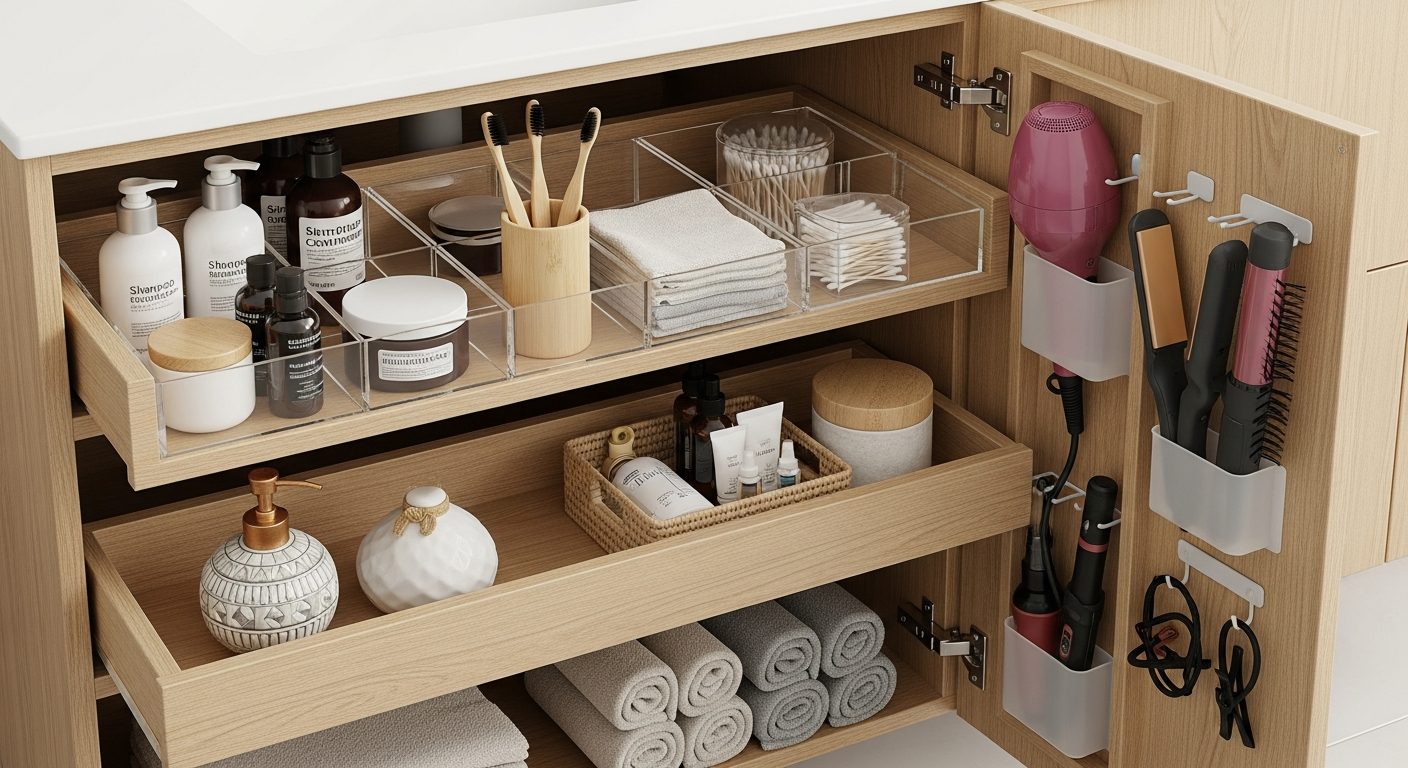 Bathroom Vanity Storage Ideas: Drawers, Shelves & Organization