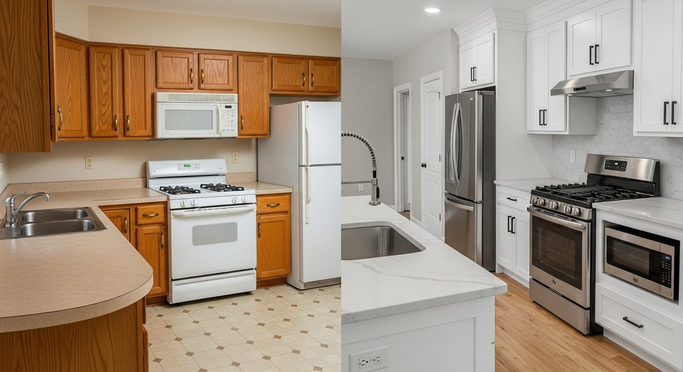 Before & After: Kitchen Renovations in Kitchener-Waterloo