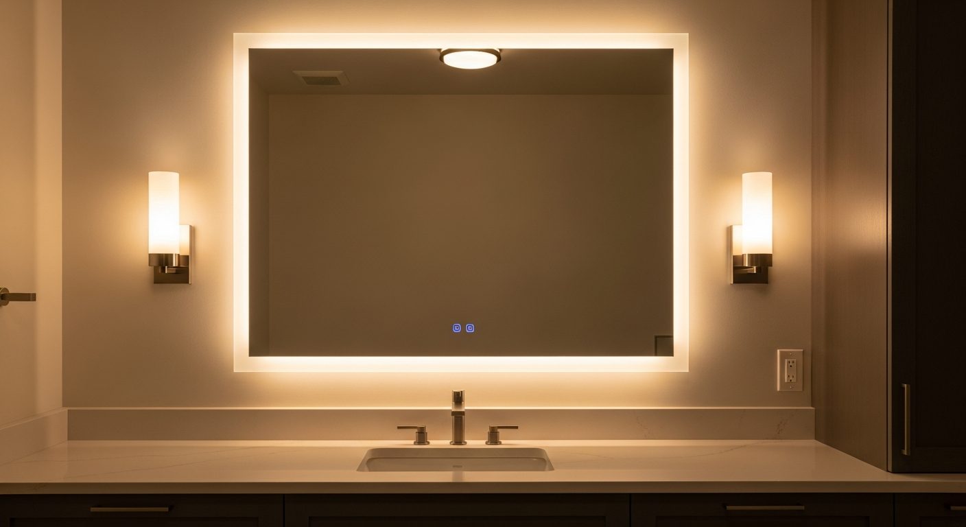 How to Choose a Bathroom Vanity Mirror & Lighting