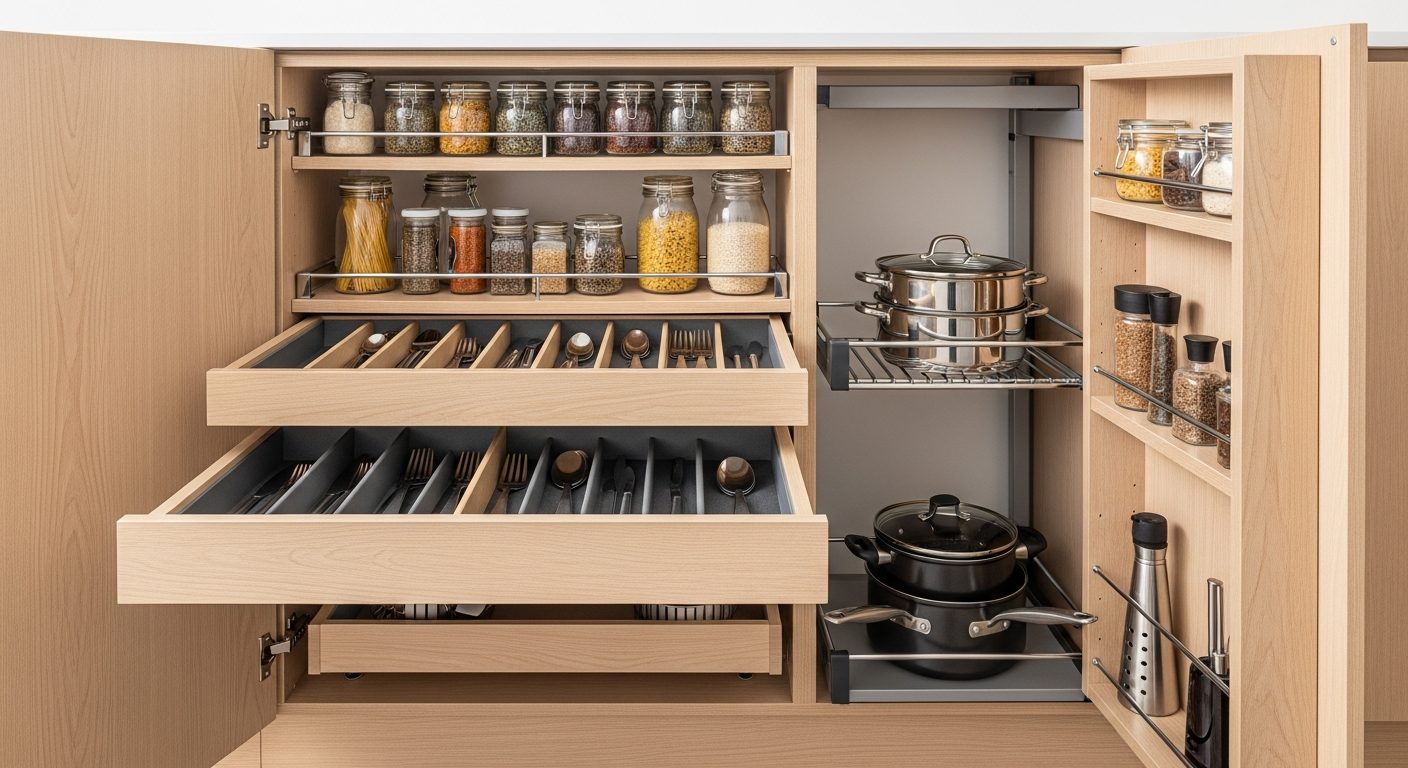 Kitchen Cabinet Storage Solutions: Maximize Every Inch