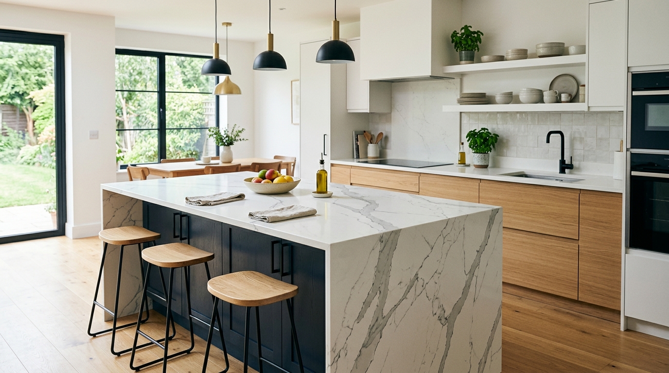 Porcelain vs. Quartz Countertops: Pros, Cons & Cost