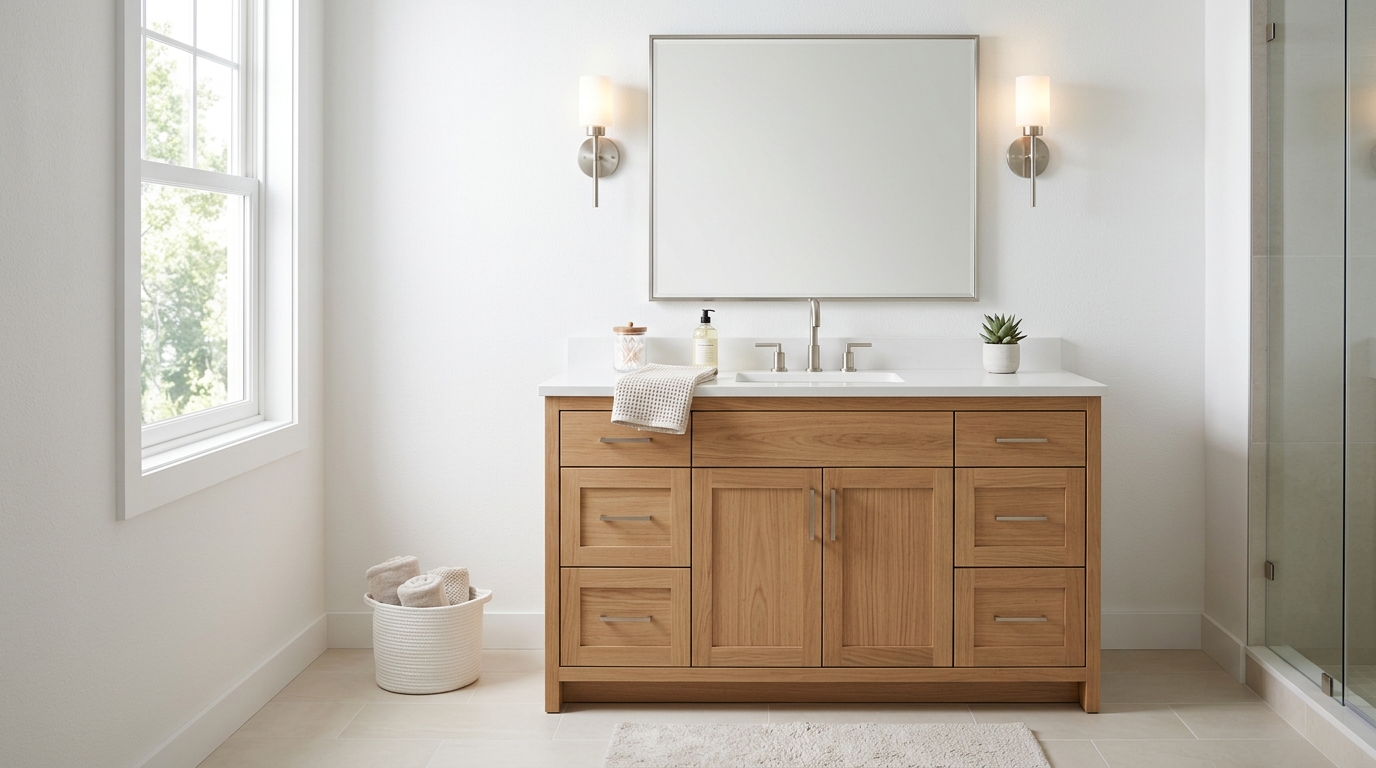 Standard Bathroom Vanity Height: 32" vs 36" Comfort Height