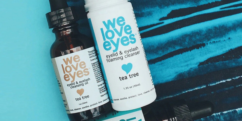 We Love Eyes lid-care products for removing eye makeup