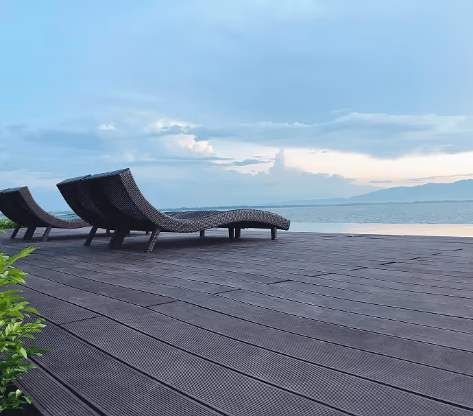 Custom deck built by JCM Construction in Bergen County New Jersey