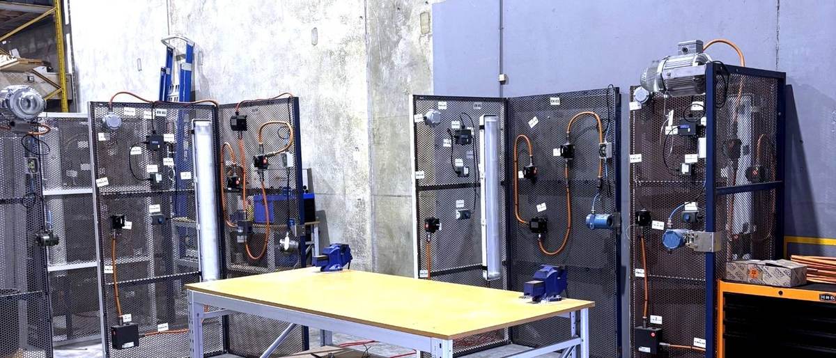 Ex equipment training rigs at the Haztech and MOXI Osborne Park facility