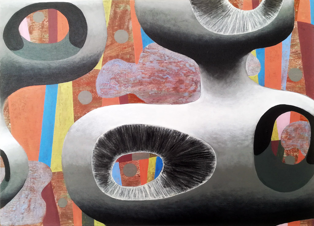 Webpage titled 'From Idea to Reality: The Product Development Explained' with sections on Ideation and Market Research under soft pastel abstract image.