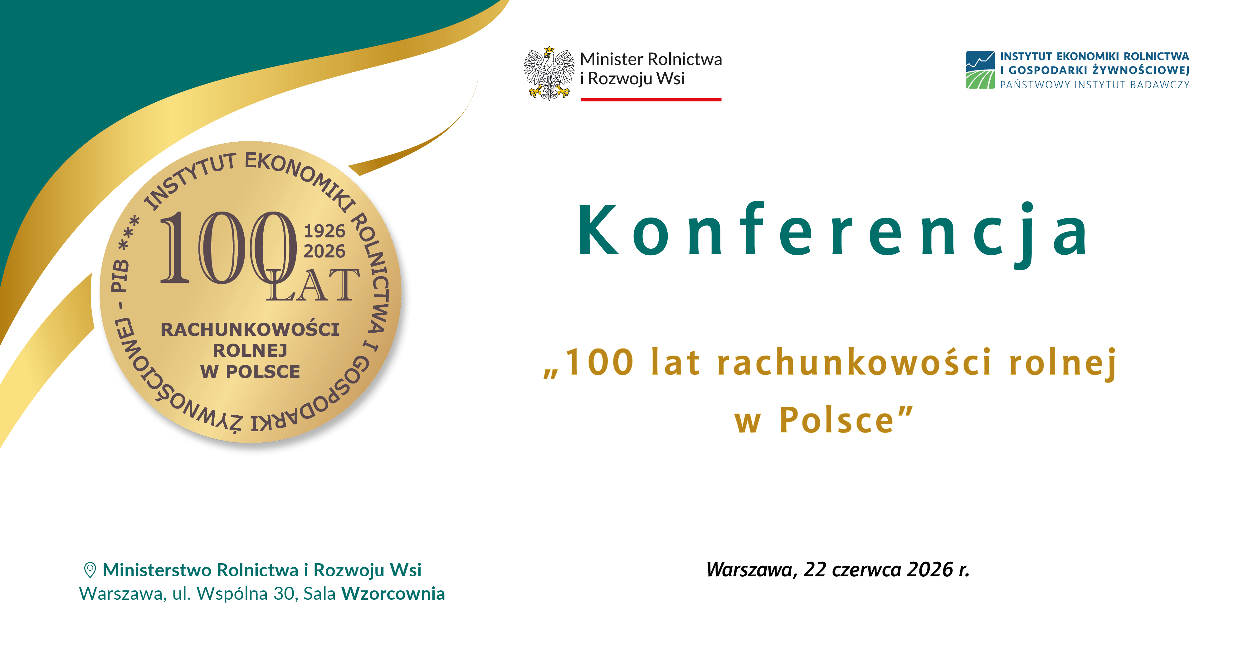 Konferencja naukowa pt. „100 lat rachunkowości rolnej w Polsce” 