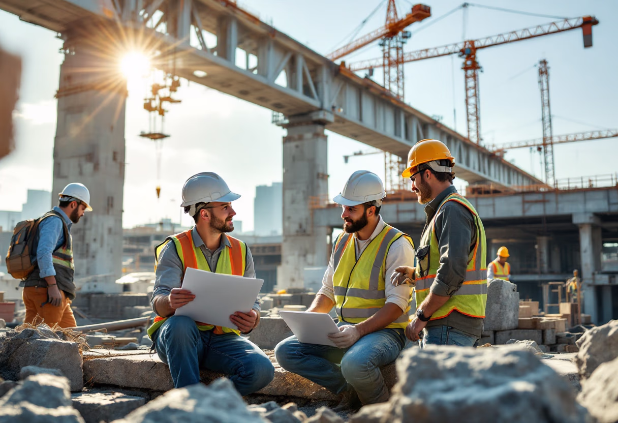 [background image] image of a team brainstorming in an office (for a web development agency)