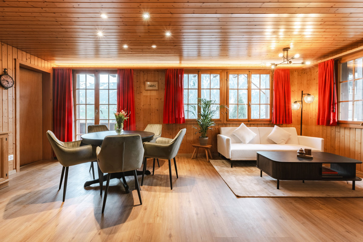 Ferienwohnung in Kern Esstisch
