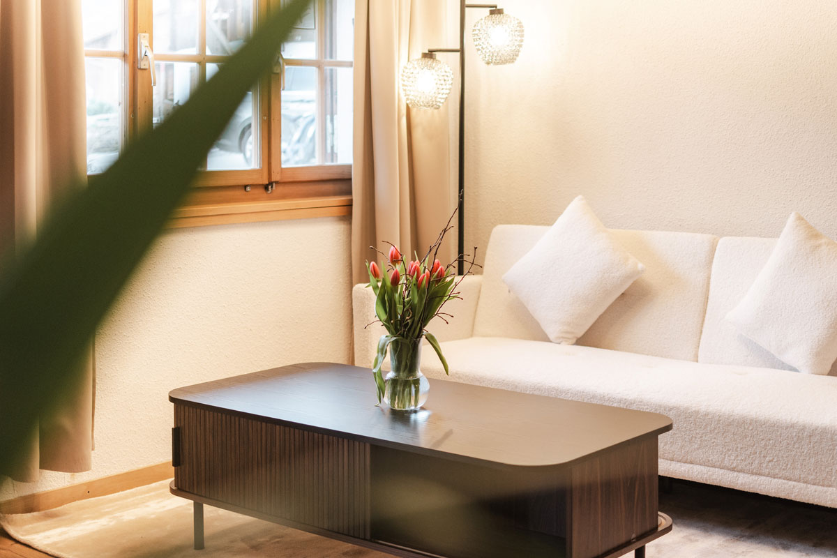 Ferienwohnung in Kern Wohnzimmer