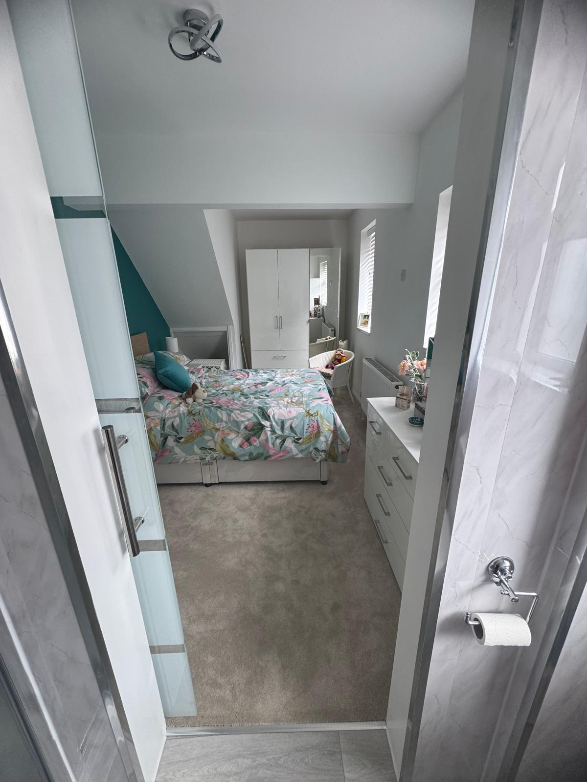 Refurbished rental property bedroom finished and ready for tenants in Manchester