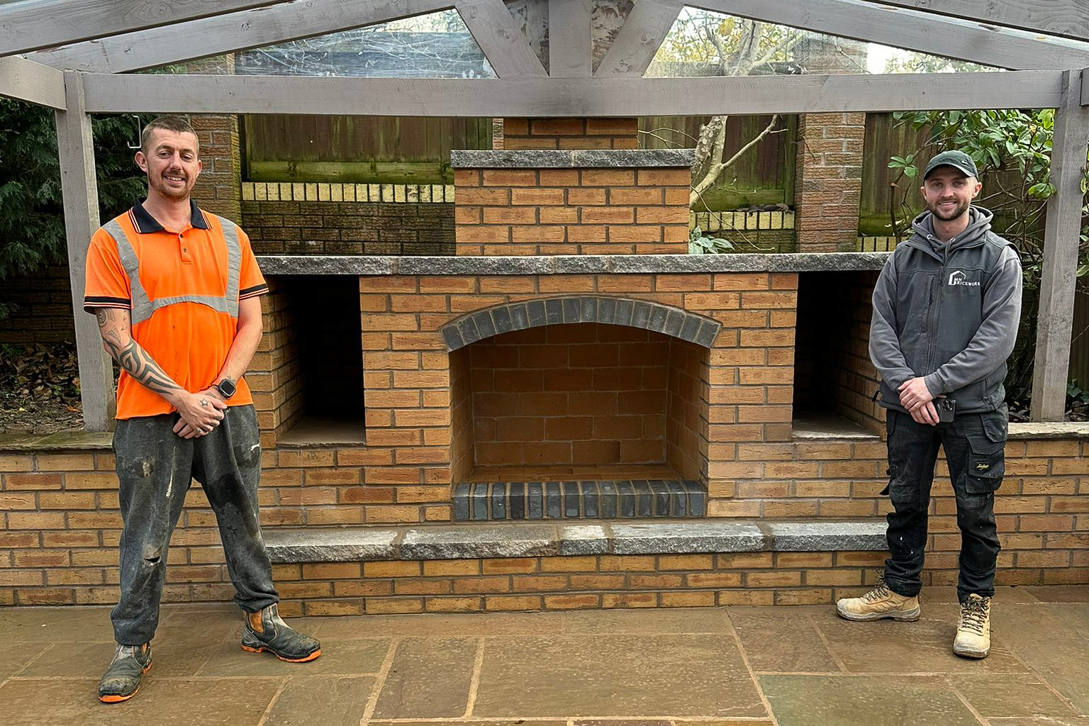 MH Brickwork team on site