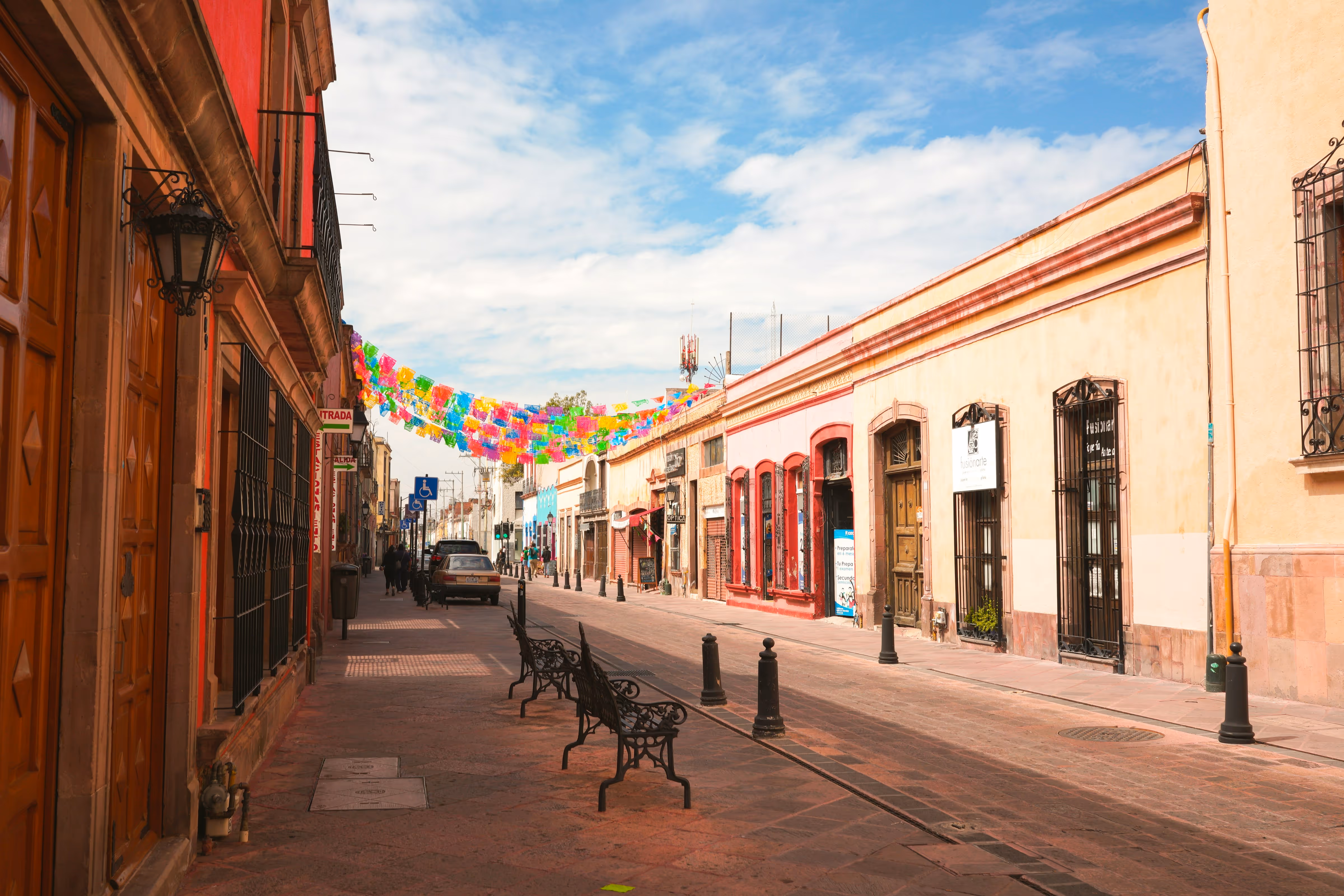 image of restaurant location from the street (for a mexican restaurant)