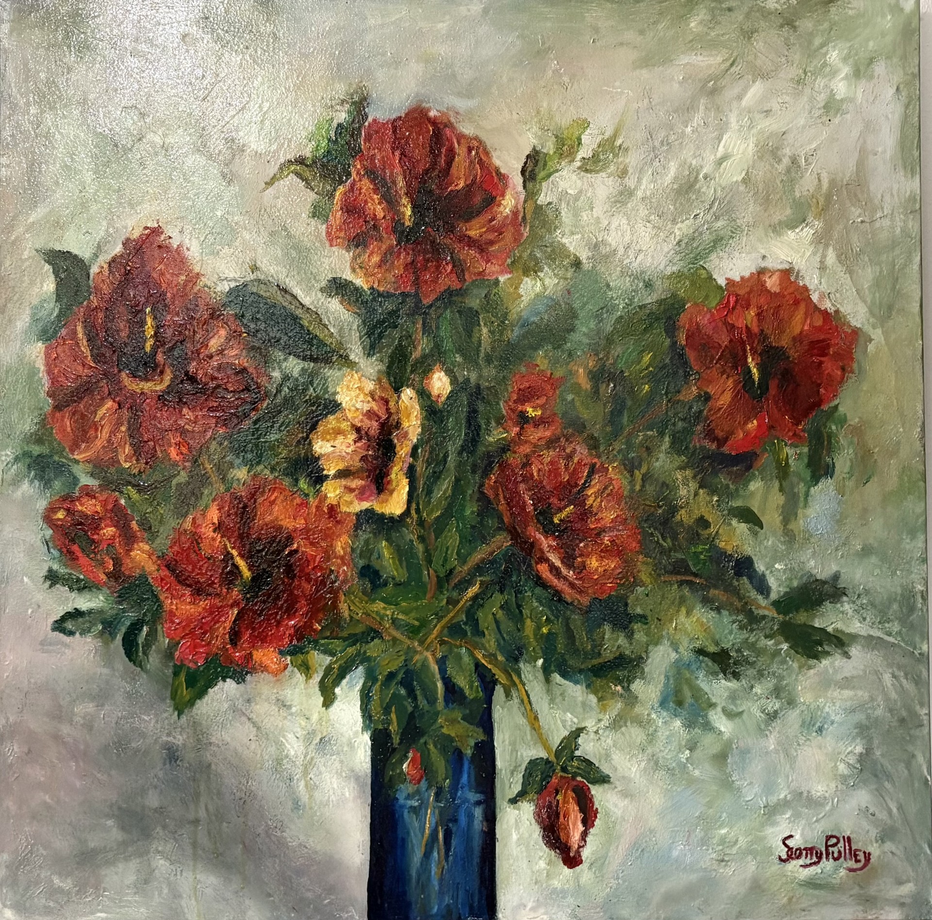 In a Blue Vase