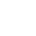 Black briefcase icon on white background.