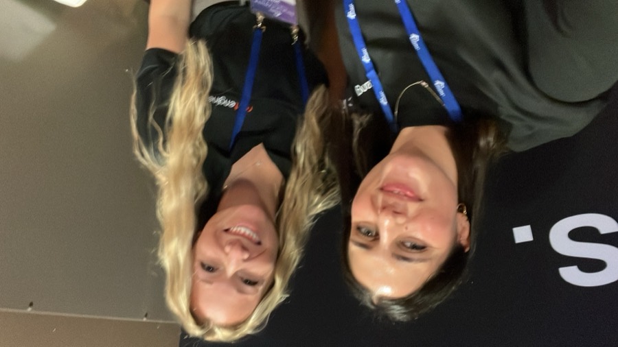 Booth selfie at a property management conference