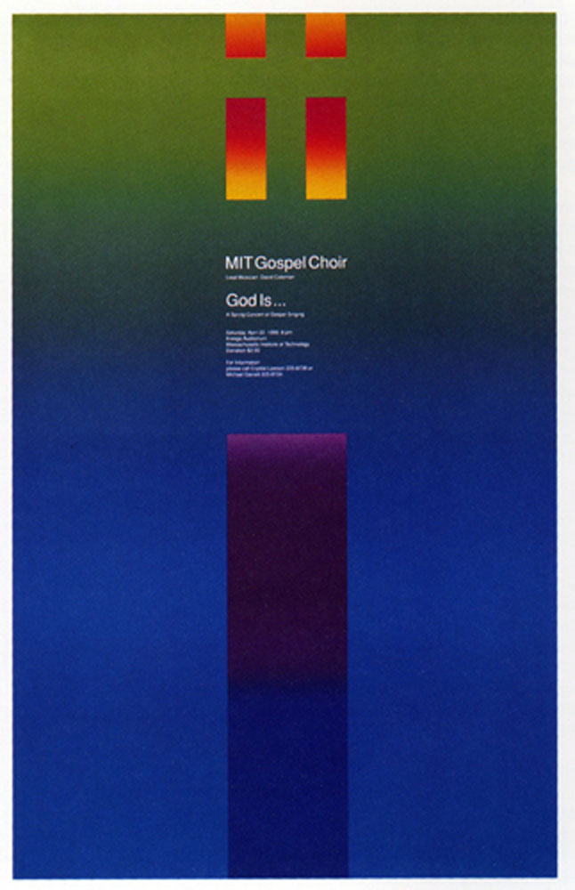 MIT Gospel Choir poster