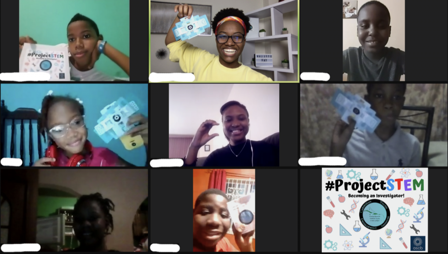 Screenshot of "Becoming an Investigator" ProjectSTEM workshop, 2021