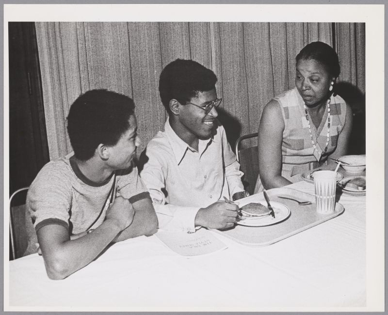 Mary O. Hope with Theodore Austell and Carlos G. Santiago, 1974