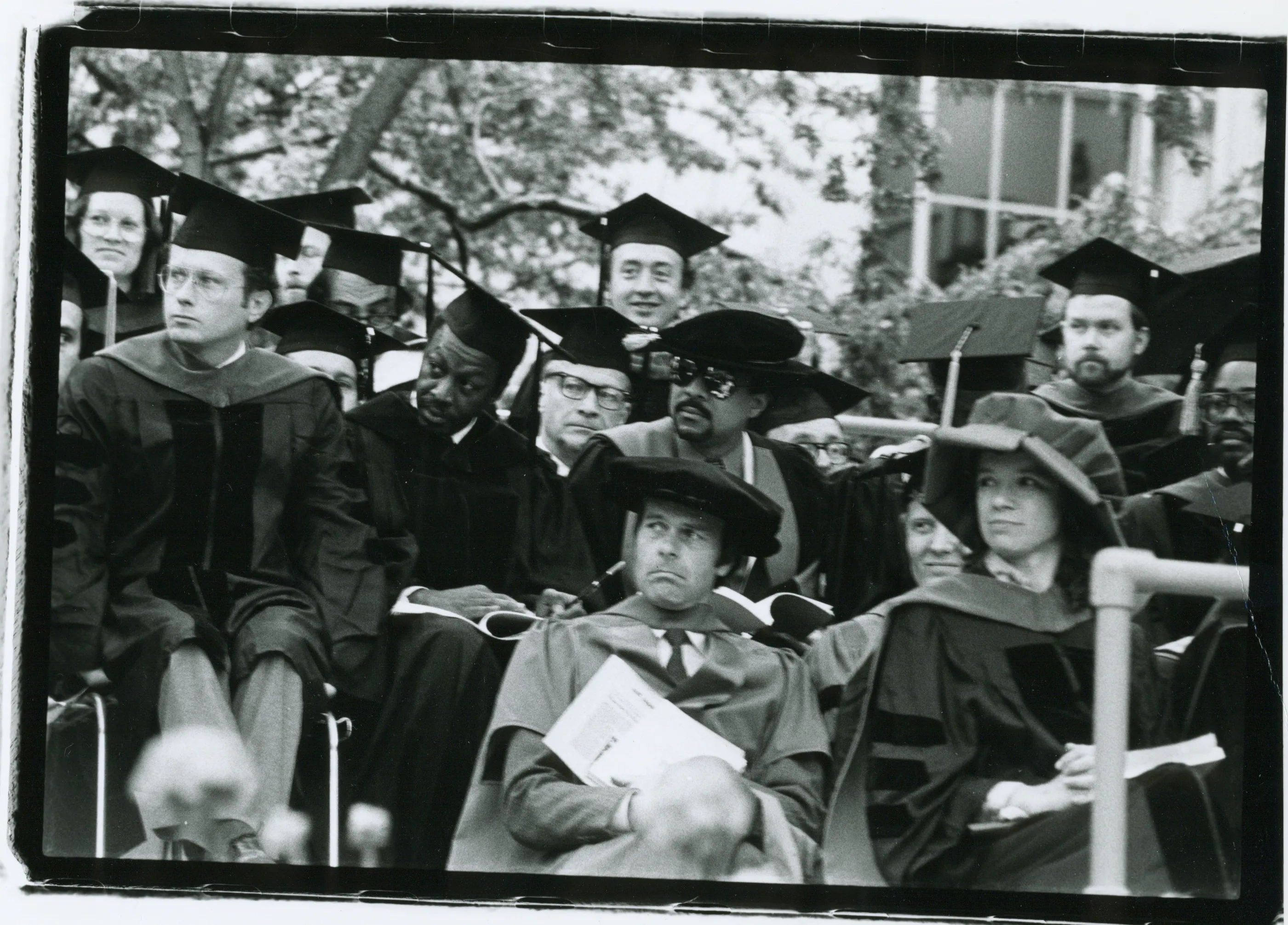 Faculty at 1984 Commencement