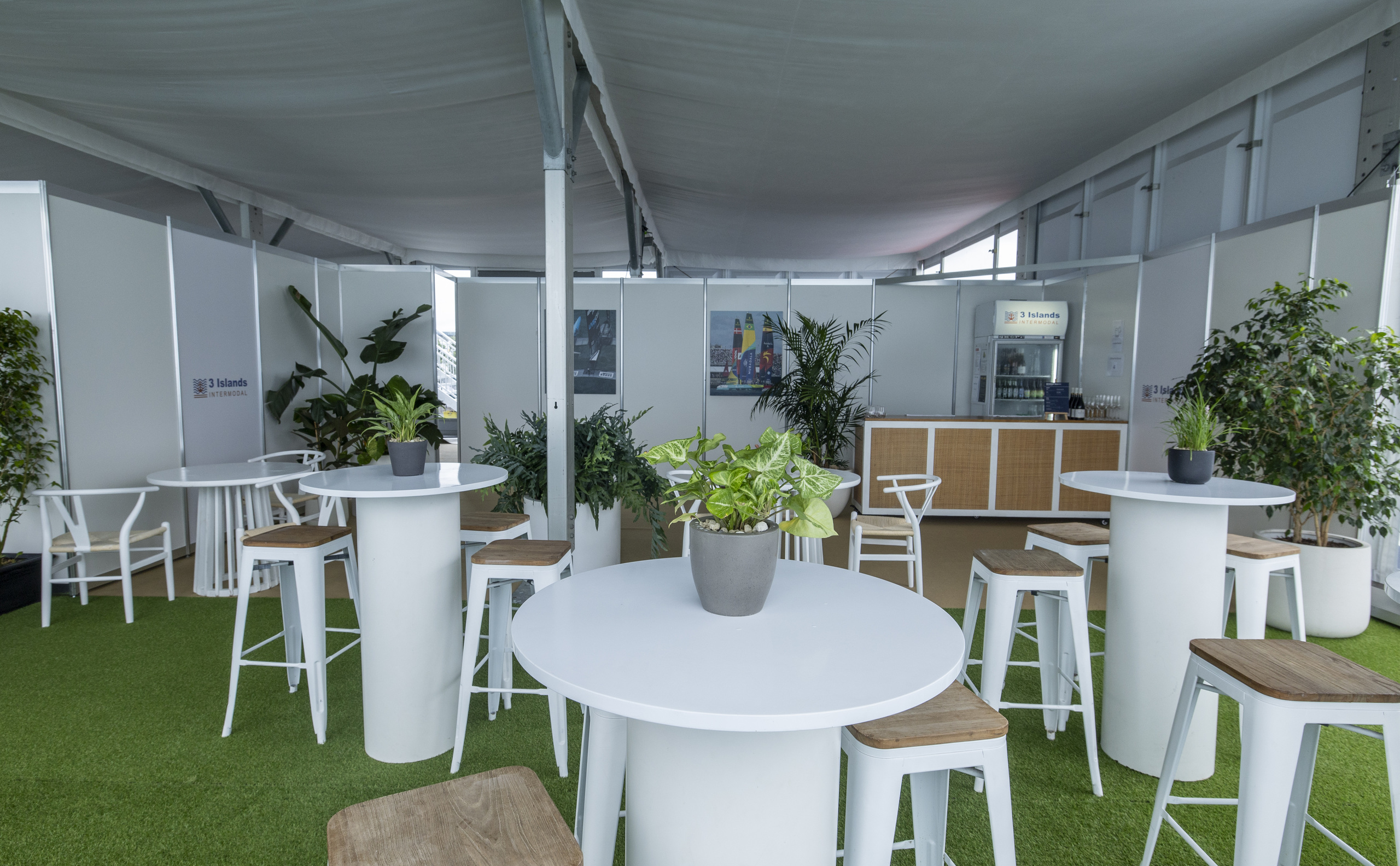 GreenAir green feature installation at SailGP Auckland 2026