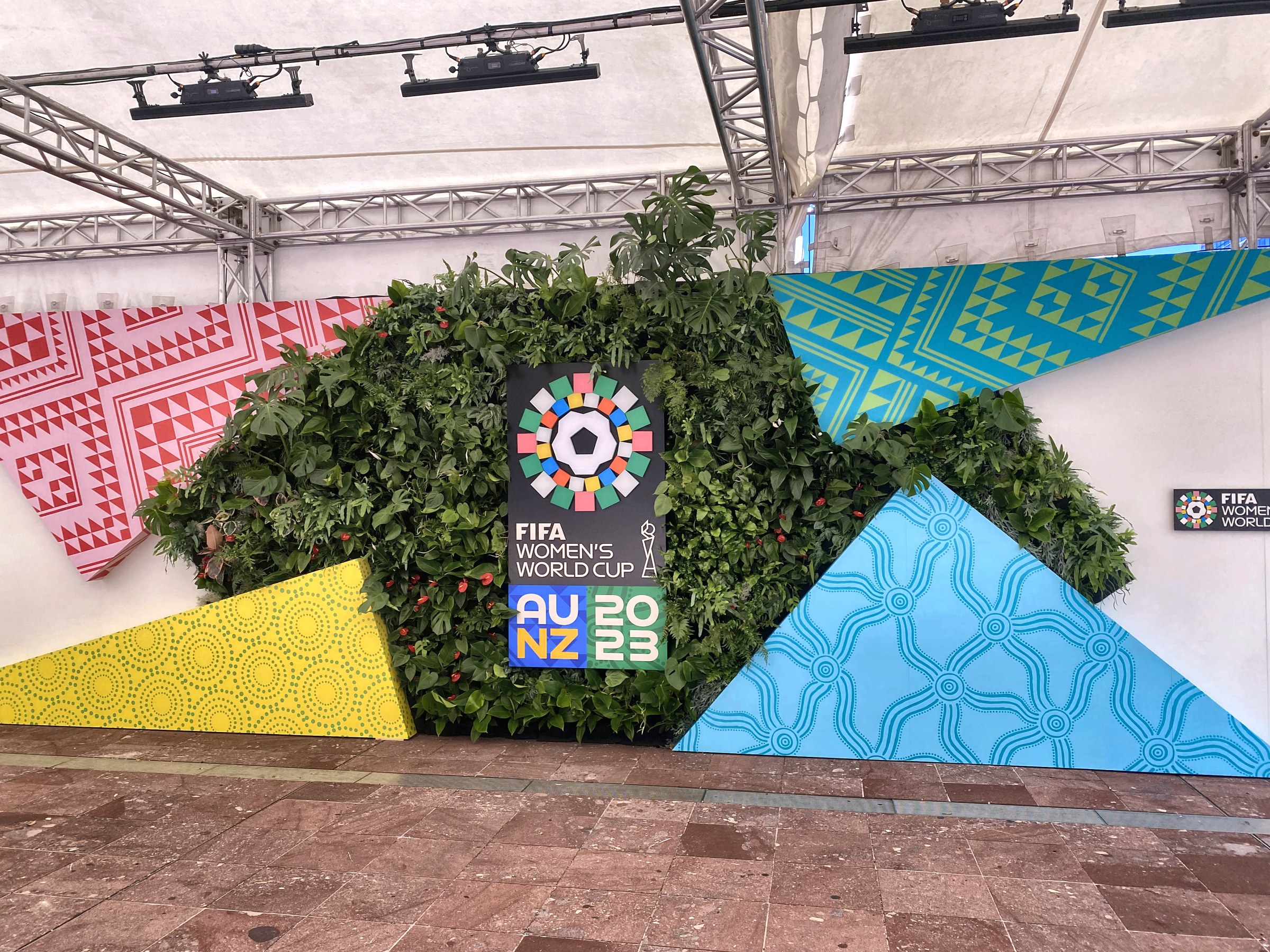 GreenAir living green wall at the FIFA Women's World Cup 2023