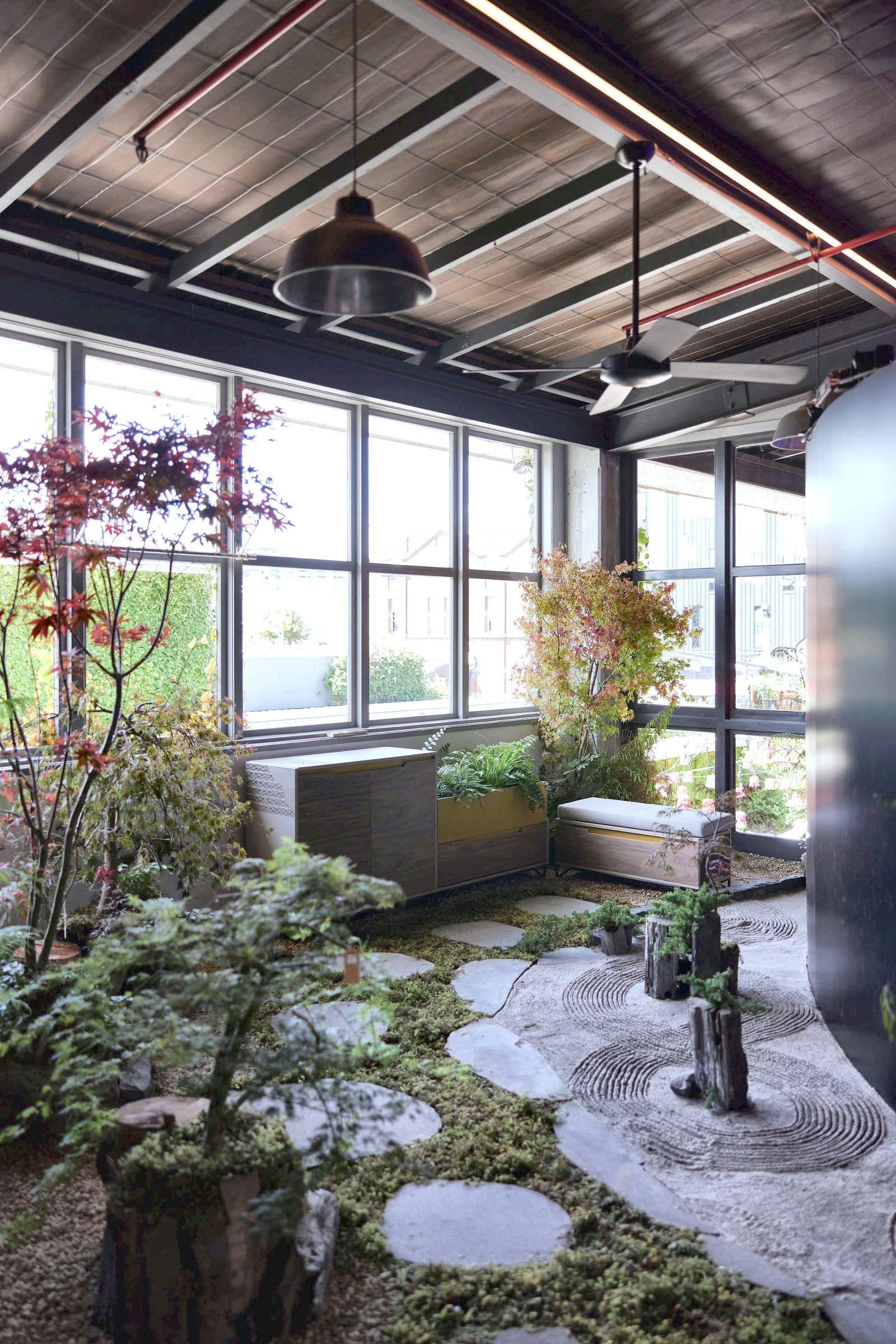 GreenAir's indoor garden installation at Auckland Design Week 2024