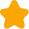 Orange star icon with five points.