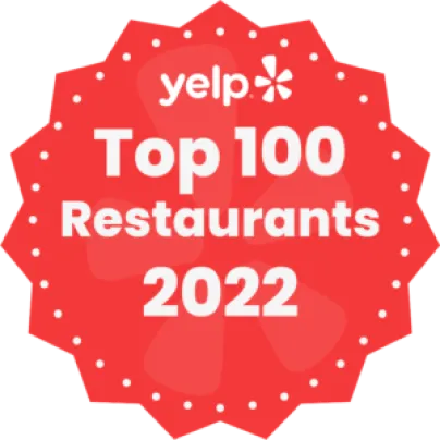 An example Review sticker image