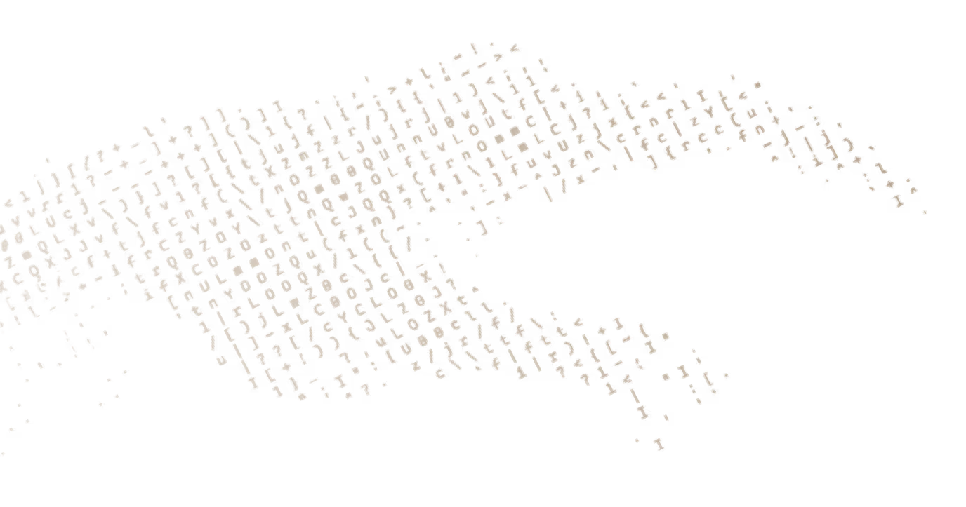 Abstract digital art of a human hand made of scattered small cubes on a black background.