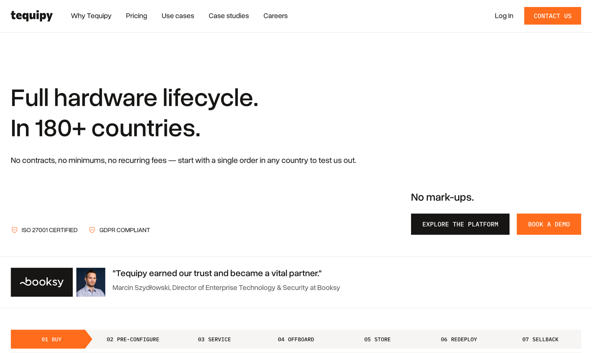 Tequipy homepage - tequipy.com