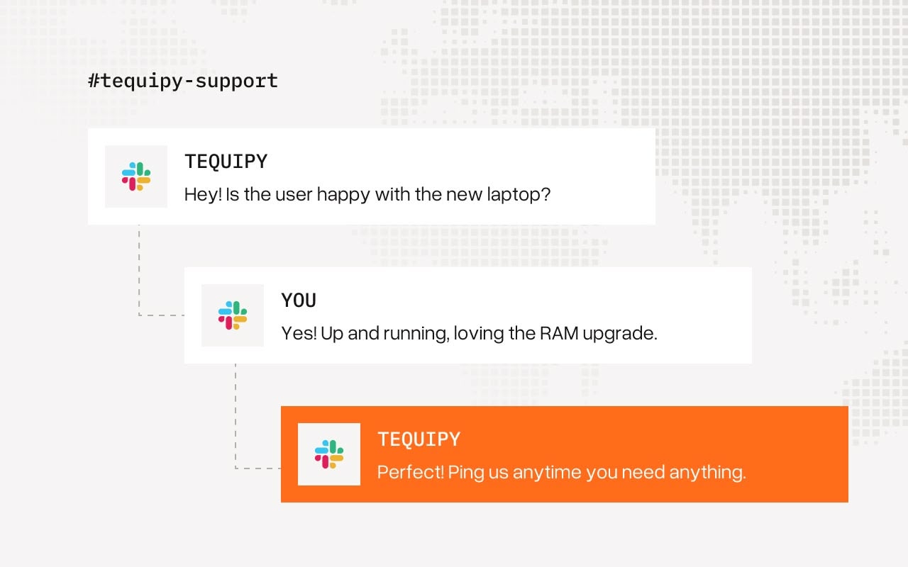 Slack support for your global it procurement