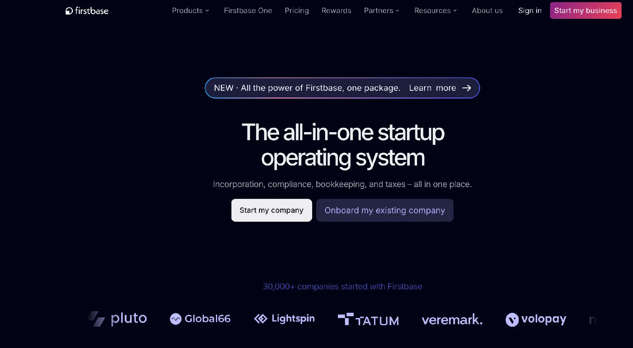 Firstbase homepage, a Hofy (Deel IT) alternative for enterprise hardware leasing across the US, UK, and EU