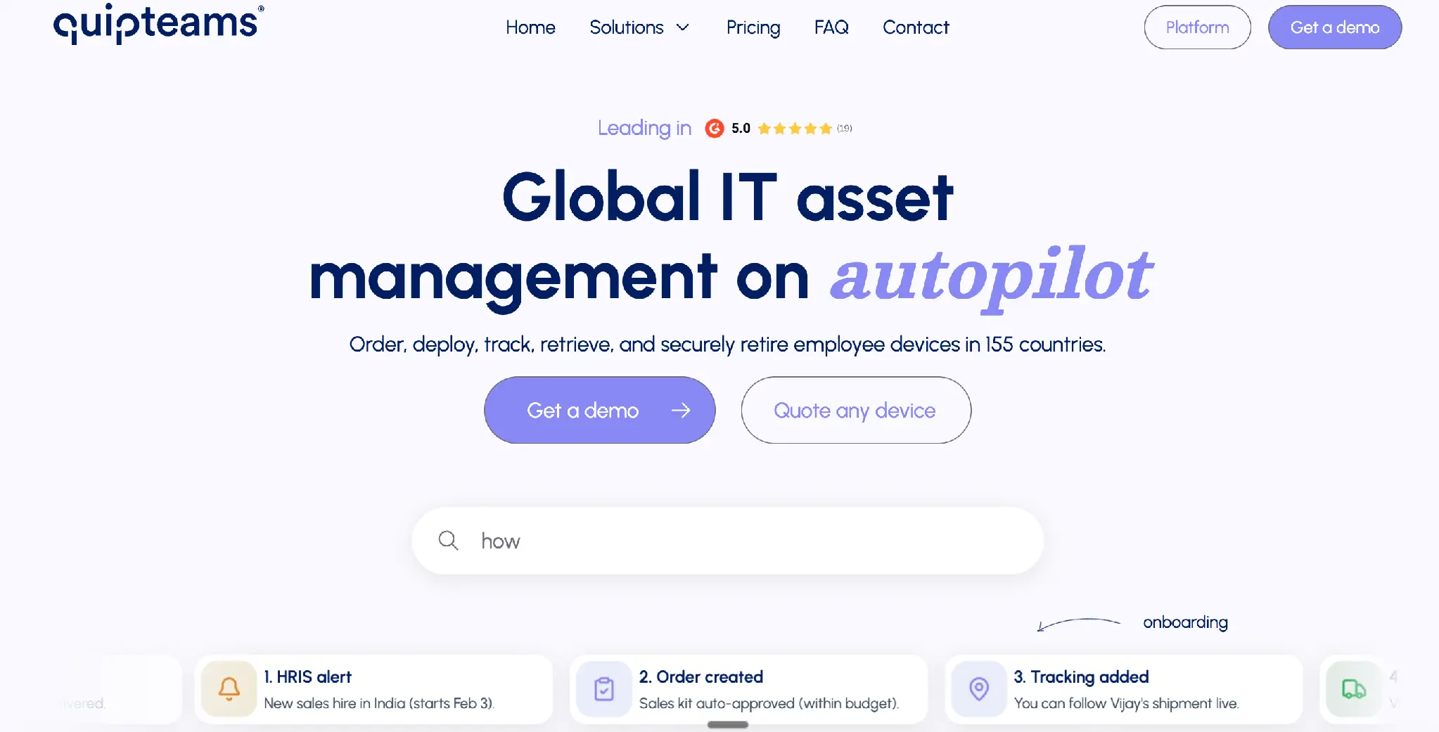 uipteams homepage, a Firstbase alternative specializing in Latin America