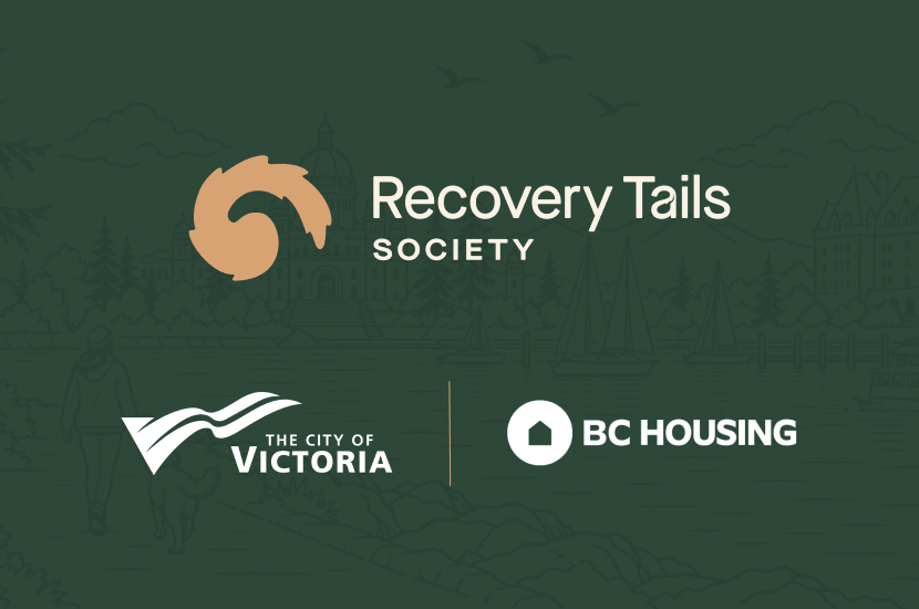 Recovery Tails Society mountain landscape artwork